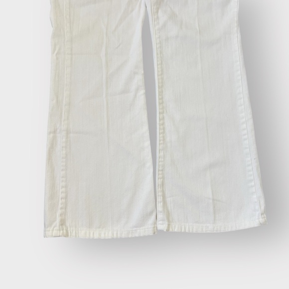 Lucky Brand White Sweet n' Low Boot Cut Reg Inseam Jeans, Vintage 10 x 30 - Picture 6 of 6